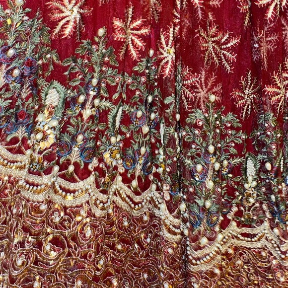 Red Lehenga Choli | Size 14 - Picture 7 of 9